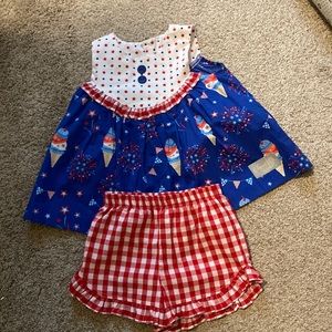 Eleanor Rose 3/4 ice cream patriotic set